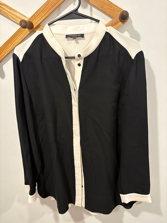 Lafayette 148 New York Tops - Lafayette 148 New York color-block blouse